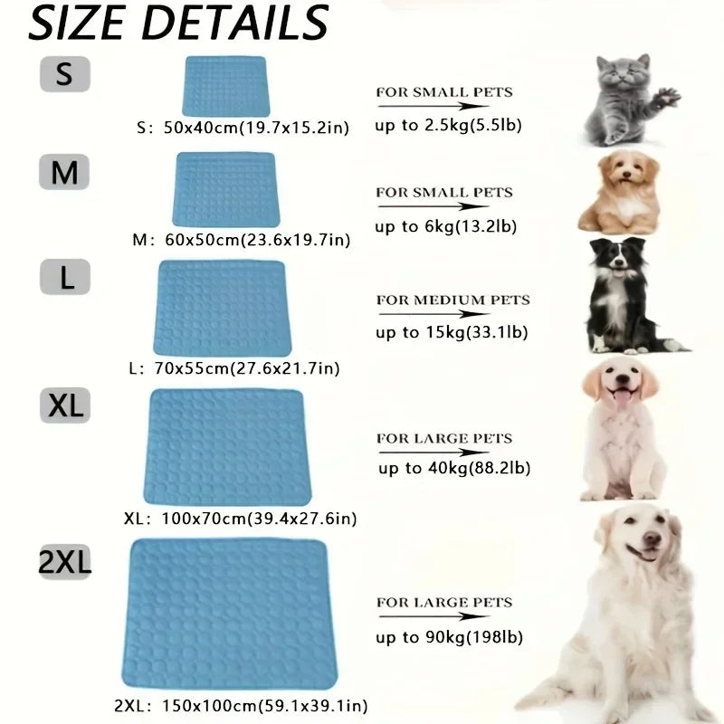 PolarPaw™ Self-Cooling Pet Mat — Instant Cooling, No Fridge, No Power