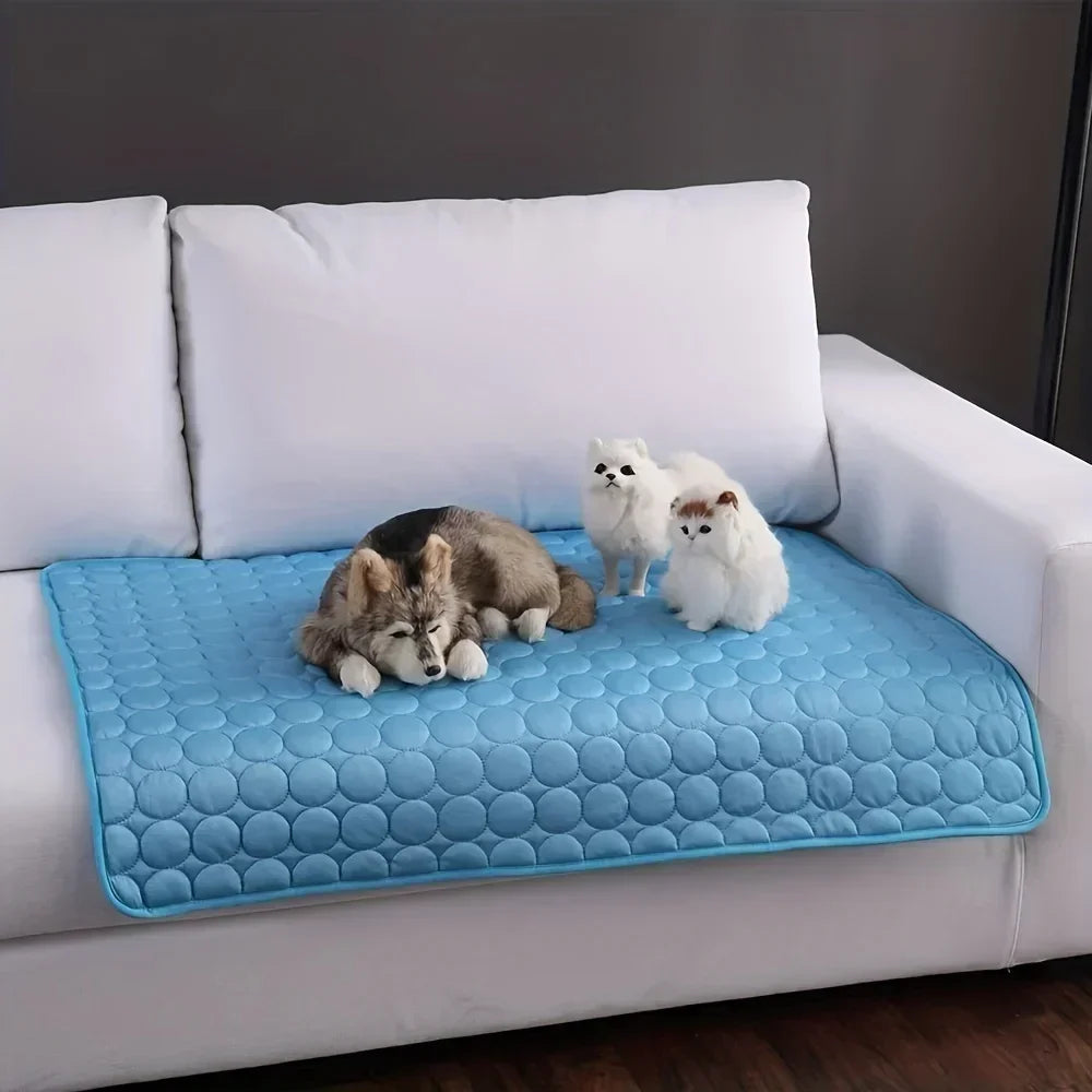 PolarPaw™ Self-Cooling Pet Mat — Instant Cooling, No Fridge, No Power