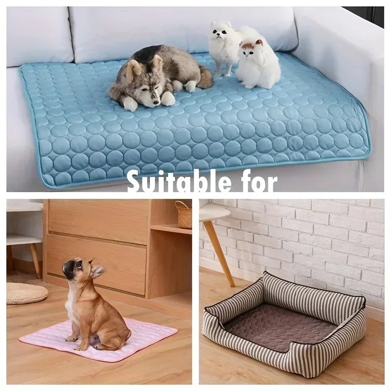 PolarPaw™ Self-Cooling Pet Mat — Instant Cooling, No Fridge, No Power