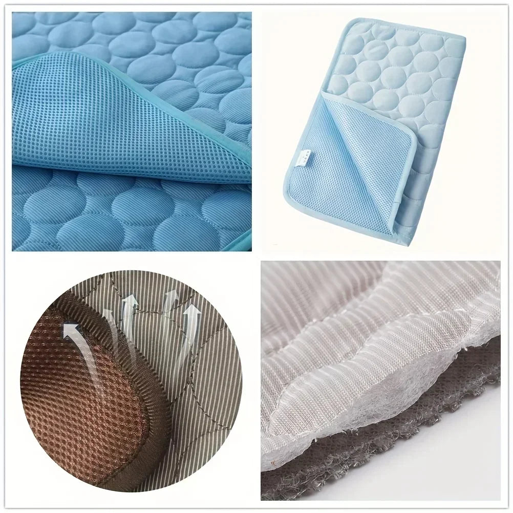 PolarPaw™ Self-Cooling Pet Mat — Instant Cooling, No Fridge, No Power